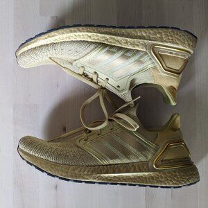 Adidas UltraBoost 20 Gold Running Shoes - Men's size 9.5